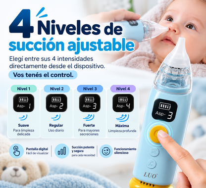 Aspirador Nasal Electrico 4 Niveles