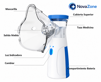 NebuliMax™ | Nebulizador Portátil Recargable