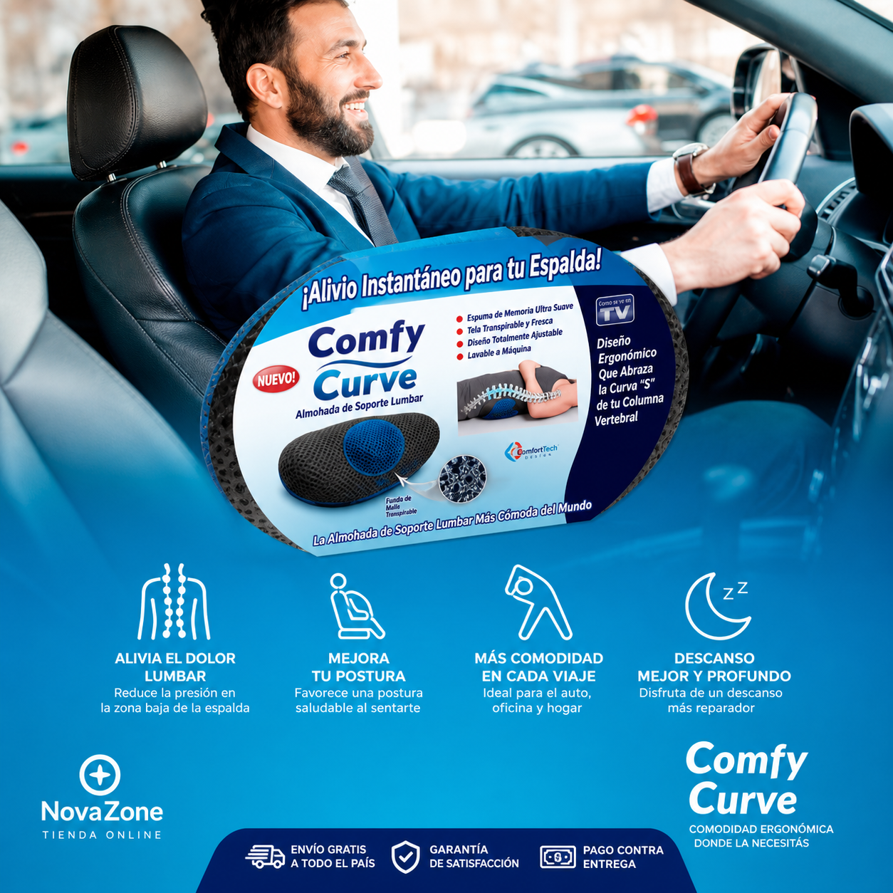 Almohada Ergonomica Comfy Curve