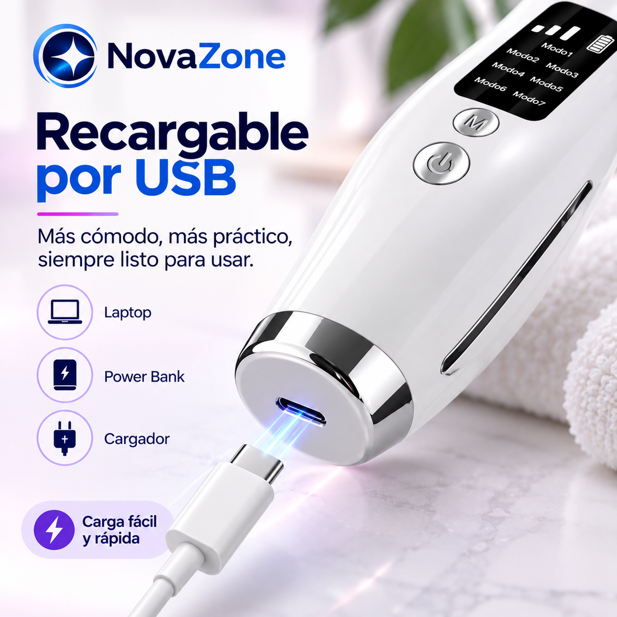 LumiLift™ – Rejuvenecedor Facial y de Cuello LED 7 en 1